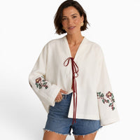 La Boutique Kimono Coupe Kimono Femme Brodé