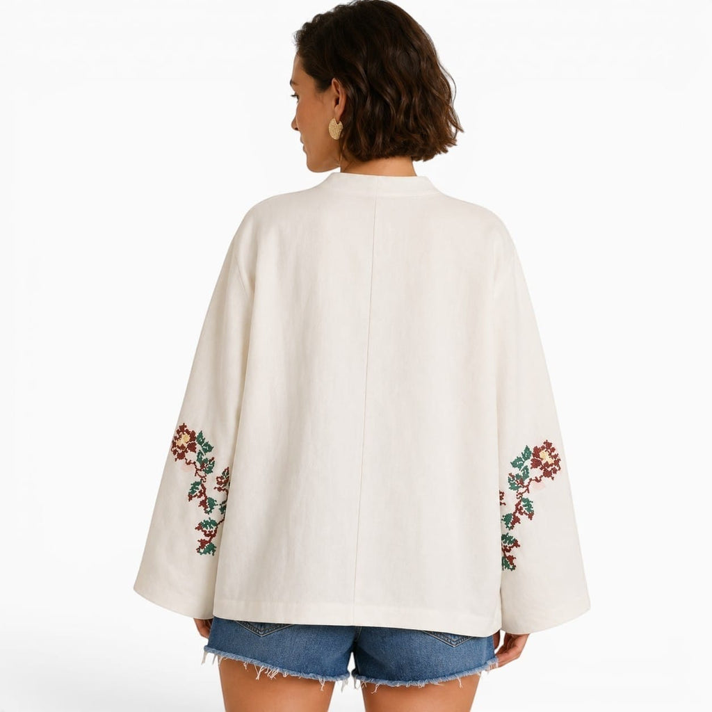 La Boutique Kimono Coupe Kimono Femme Brodé