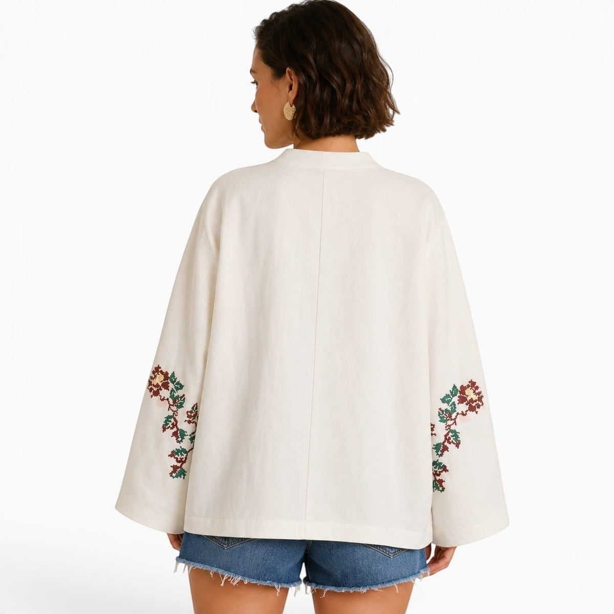 La Boutique Kimono Coupe Kimono Femme Brodé