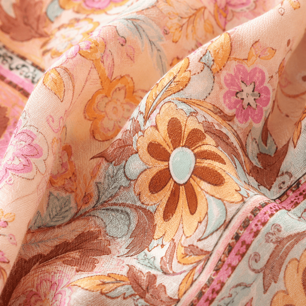 La Boutique Kimono Kimono À Nouer Crème Rose