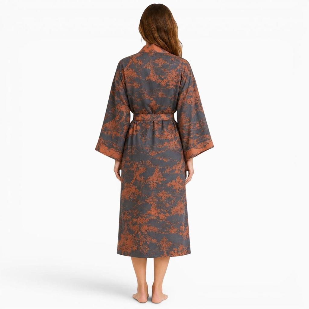 La Boutique Kimono Kimono Automne En Coton Style Japonais