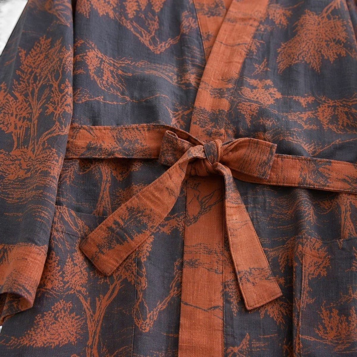 La Boutique Kimono Kimono Automne En Coton Style Japonais