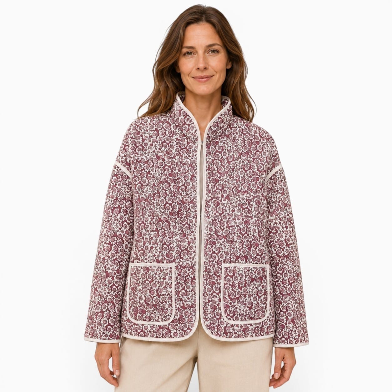 La Boutique Kimono Kimono Automne Matelassé Rose