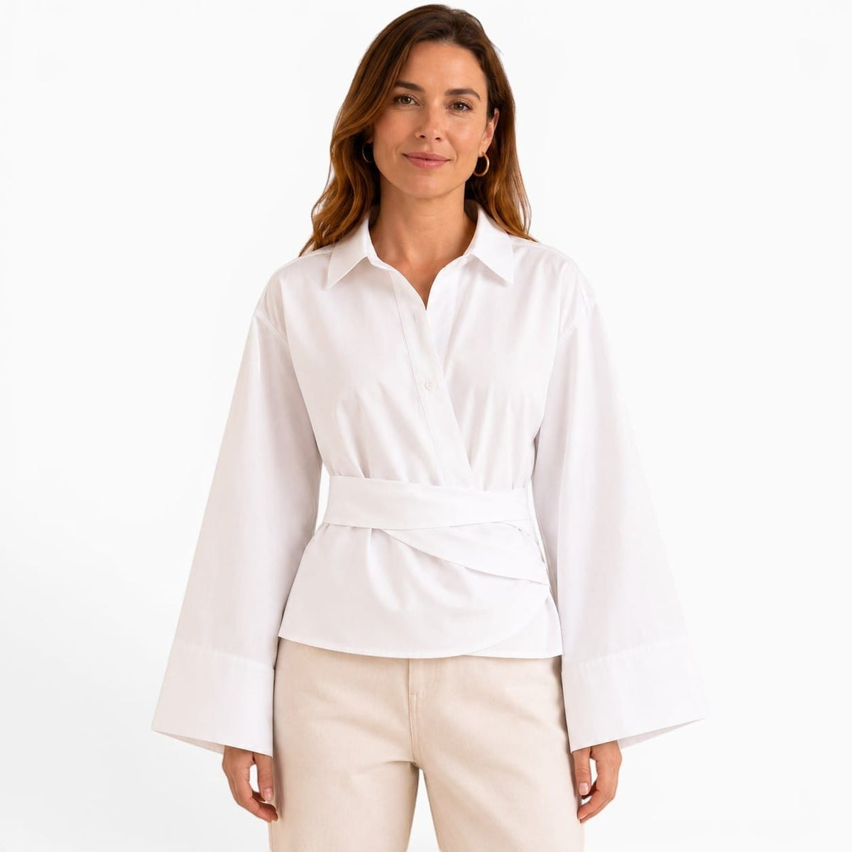La Boutique Kimono Kimono Blanc Style Japonais