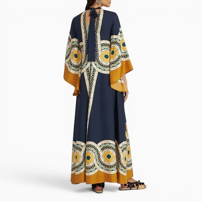 La Boutique Kimono Kimono Bleu Femme Marine Ethnique