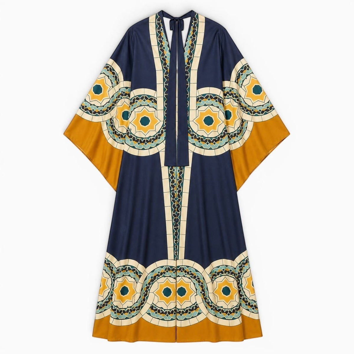La Boutique Kimono Kimono Bleu Femme Marine Ethnique