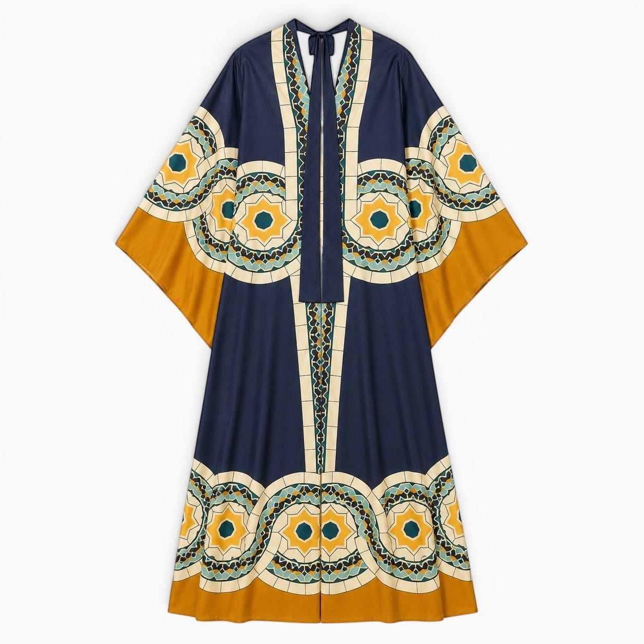 La Boutique Kimono Kimono Bleu Femme Marine Ethnique