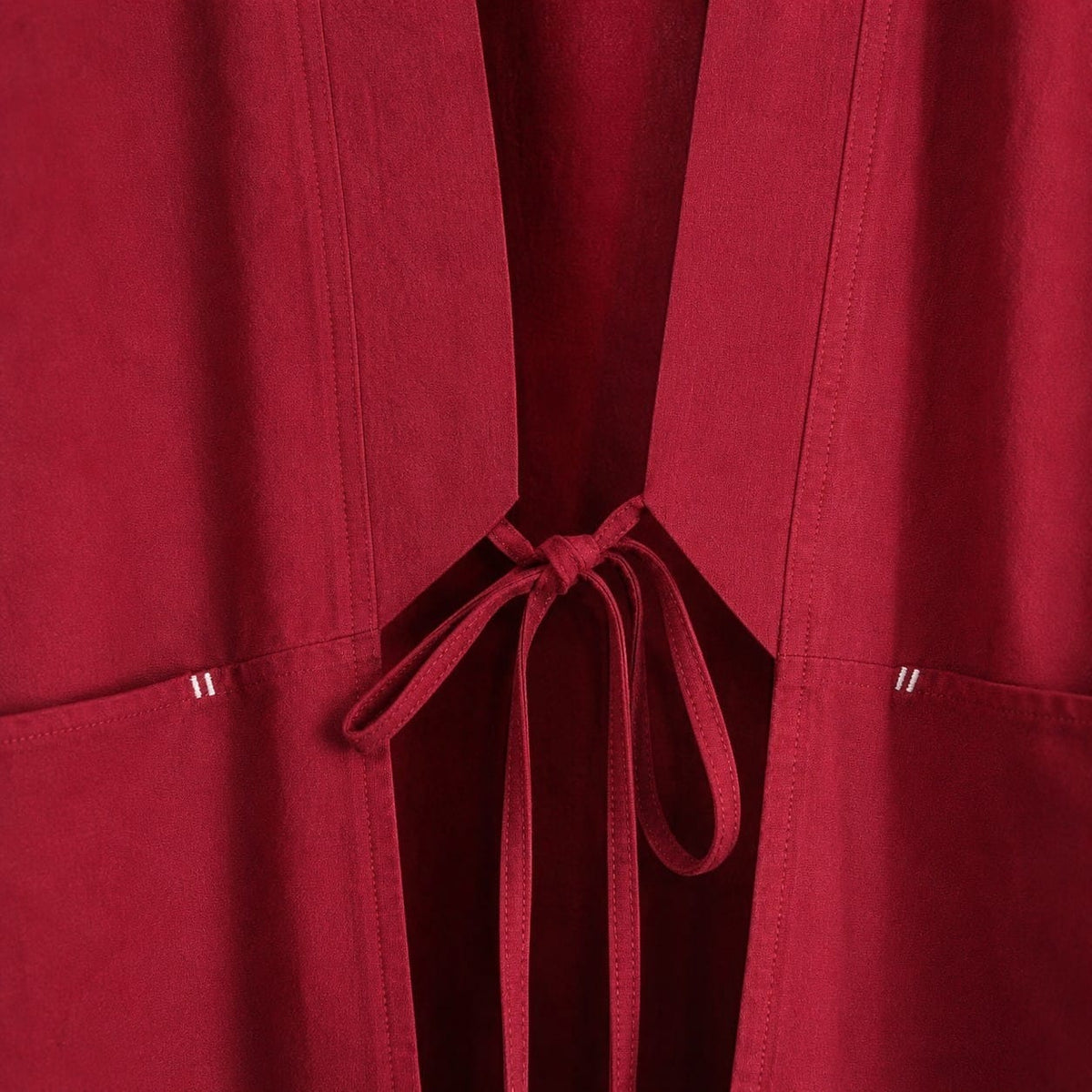 La Boutique Kimono Kimono Bordeaux En Coton
