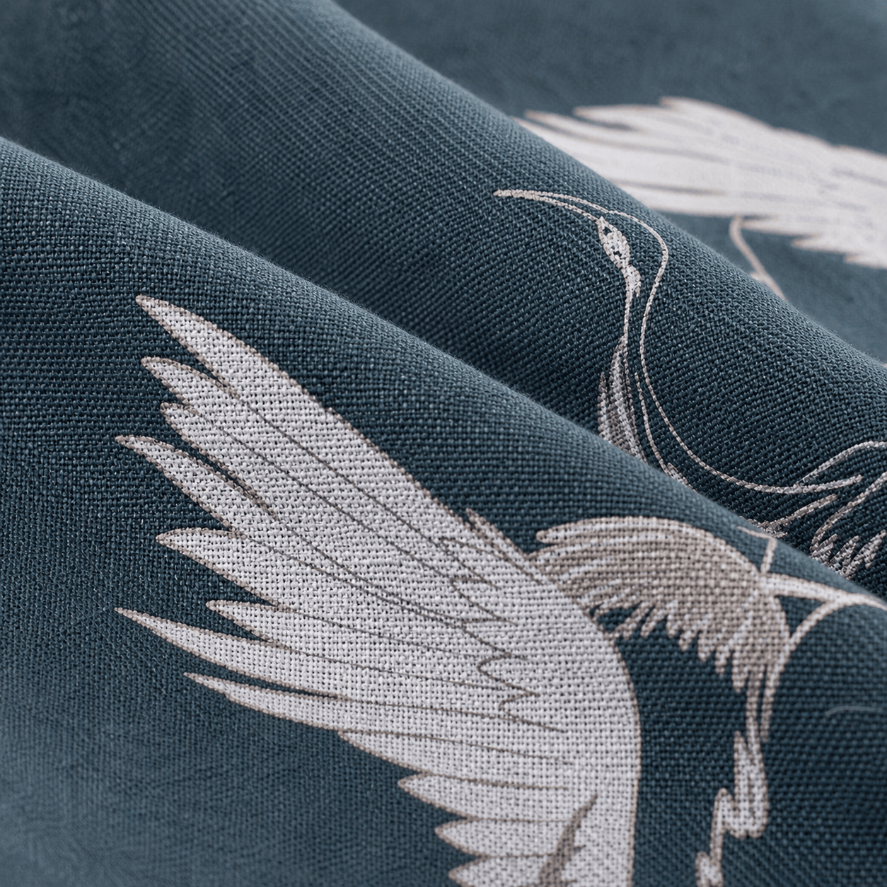 La Boutique Kimono Kimono Brodé Motif Grues