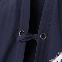 La Boutique Kimono Kimono Broderie Grue Coton Et Lin