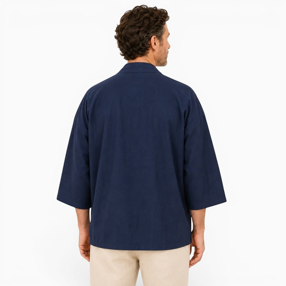 La Boutique Kimono Kimono Coton Japonais Bleu Marine