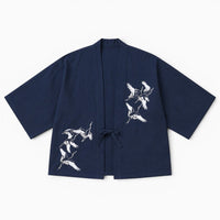 La Boutique Kimono Kimono Coton Japonais Bleu Marine