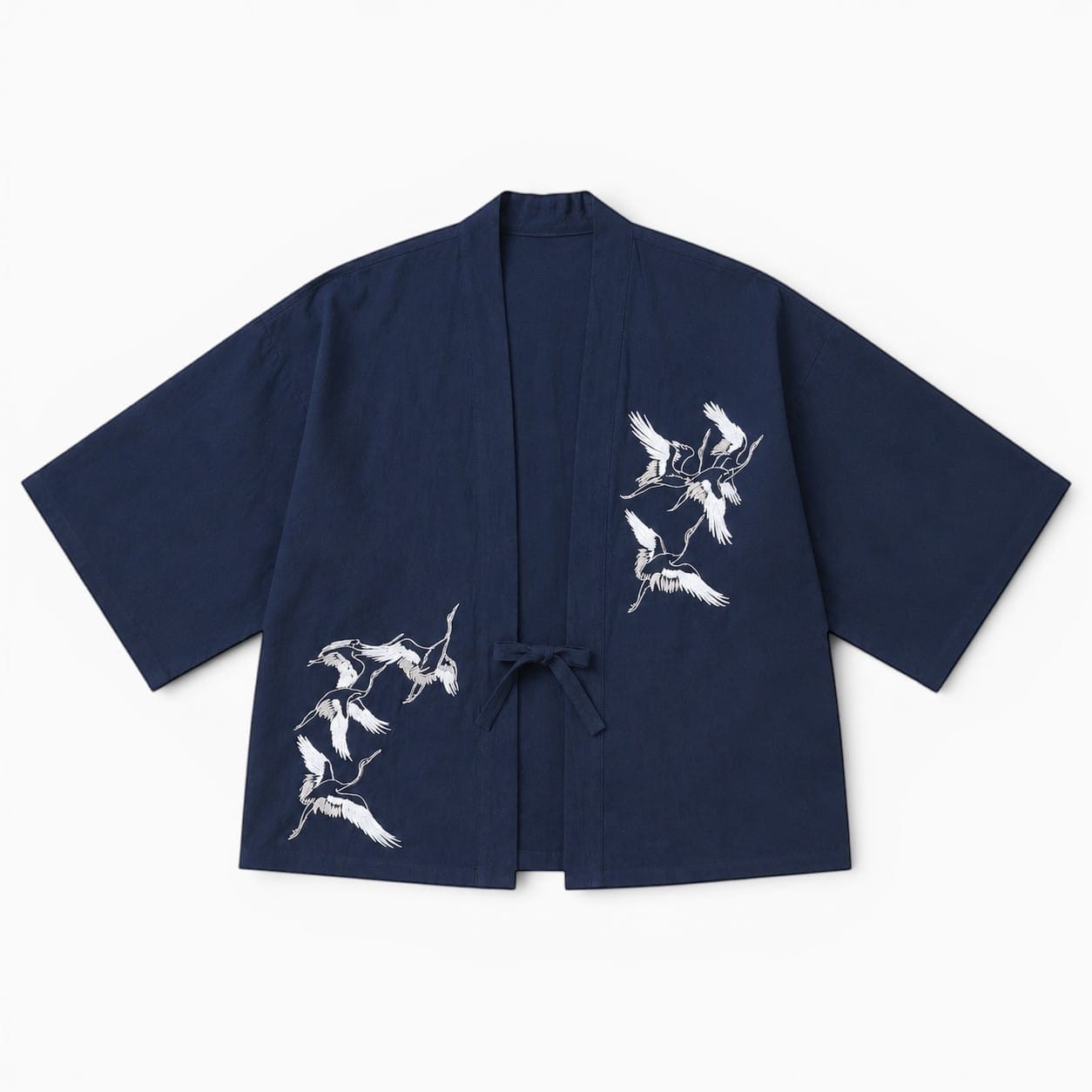 La Boutique Kimono Kimono Coton Japonais Bleu Marine