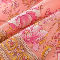 La Boutique Kimono Kimono Court Femme Rose Avec Fleurs