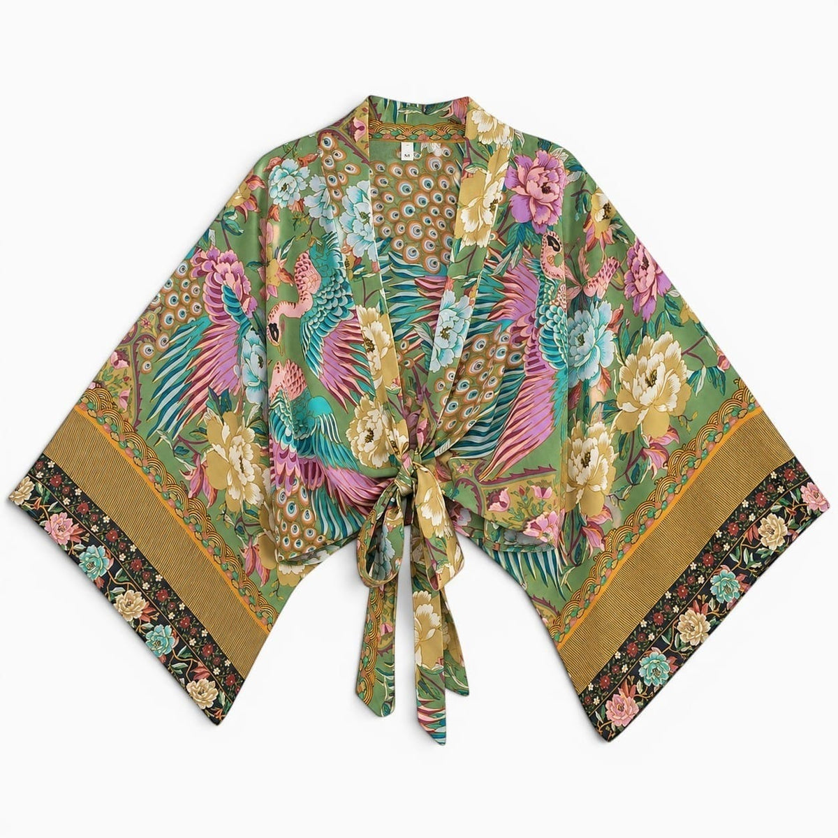 La Boutique Kimono Kimono Court Fleuri