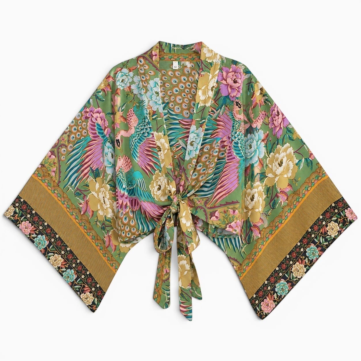 La Boutique Kimono Kimono Court Fleuri