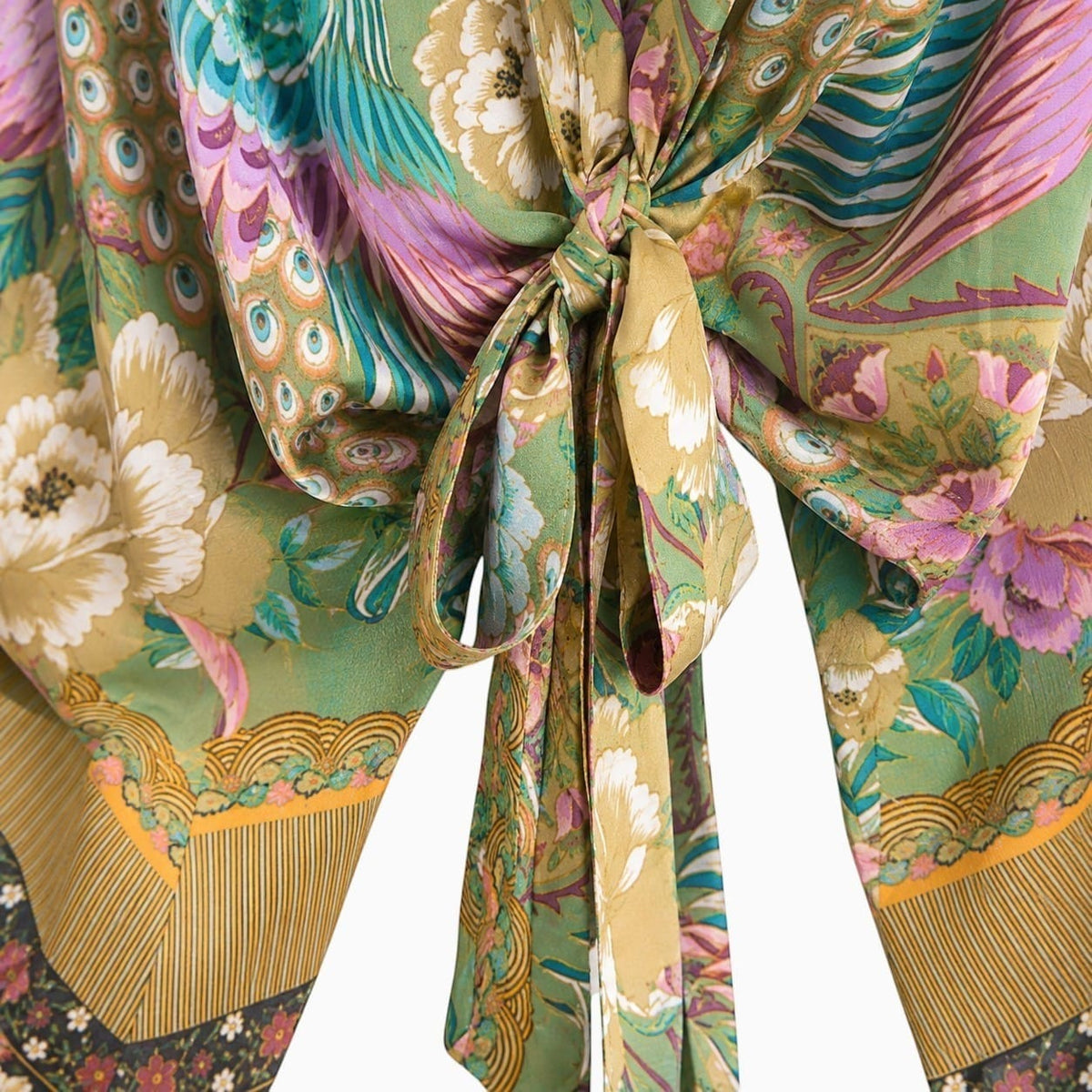 La Boutique Kimono Kimono Court Fleuri