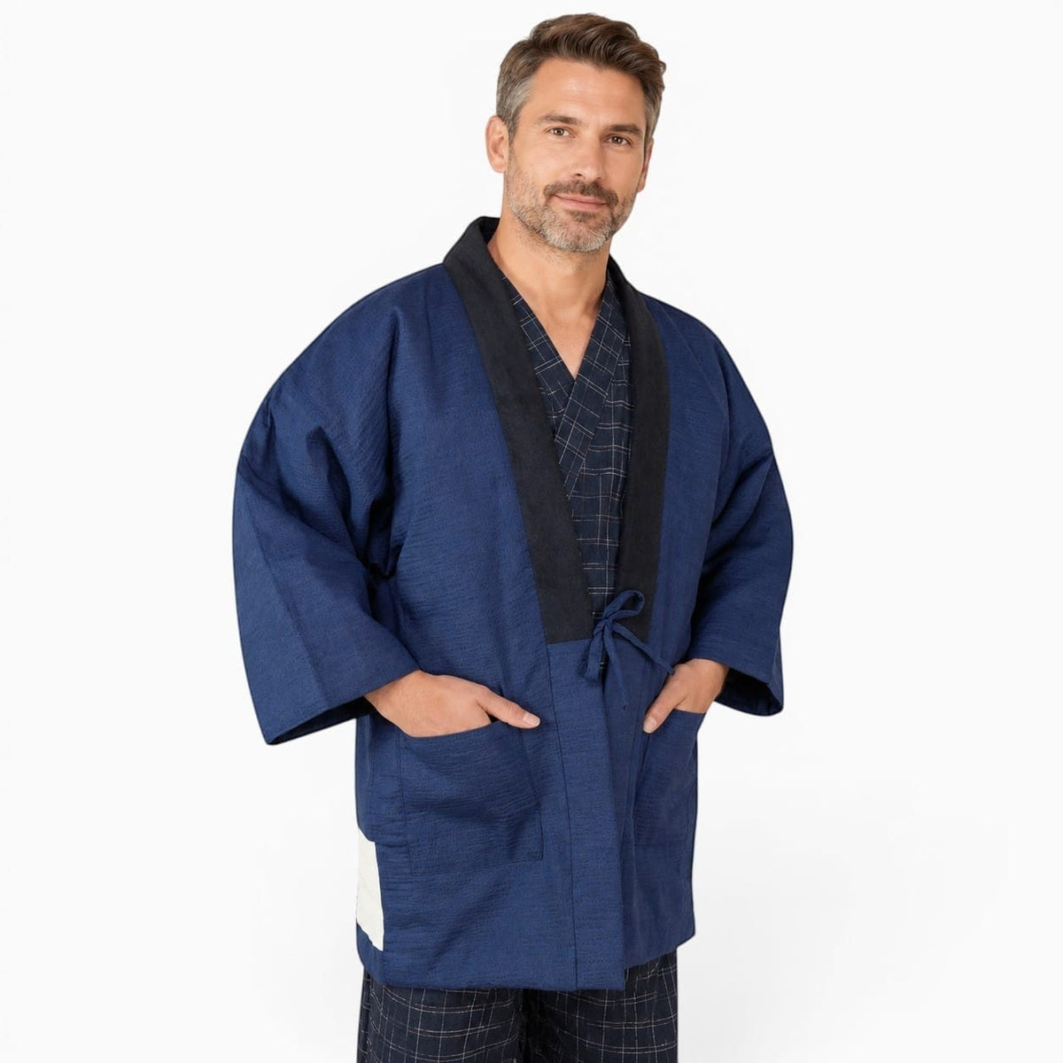 La Boutique Kimono Kimono Dessin Carpe Koï Bleu