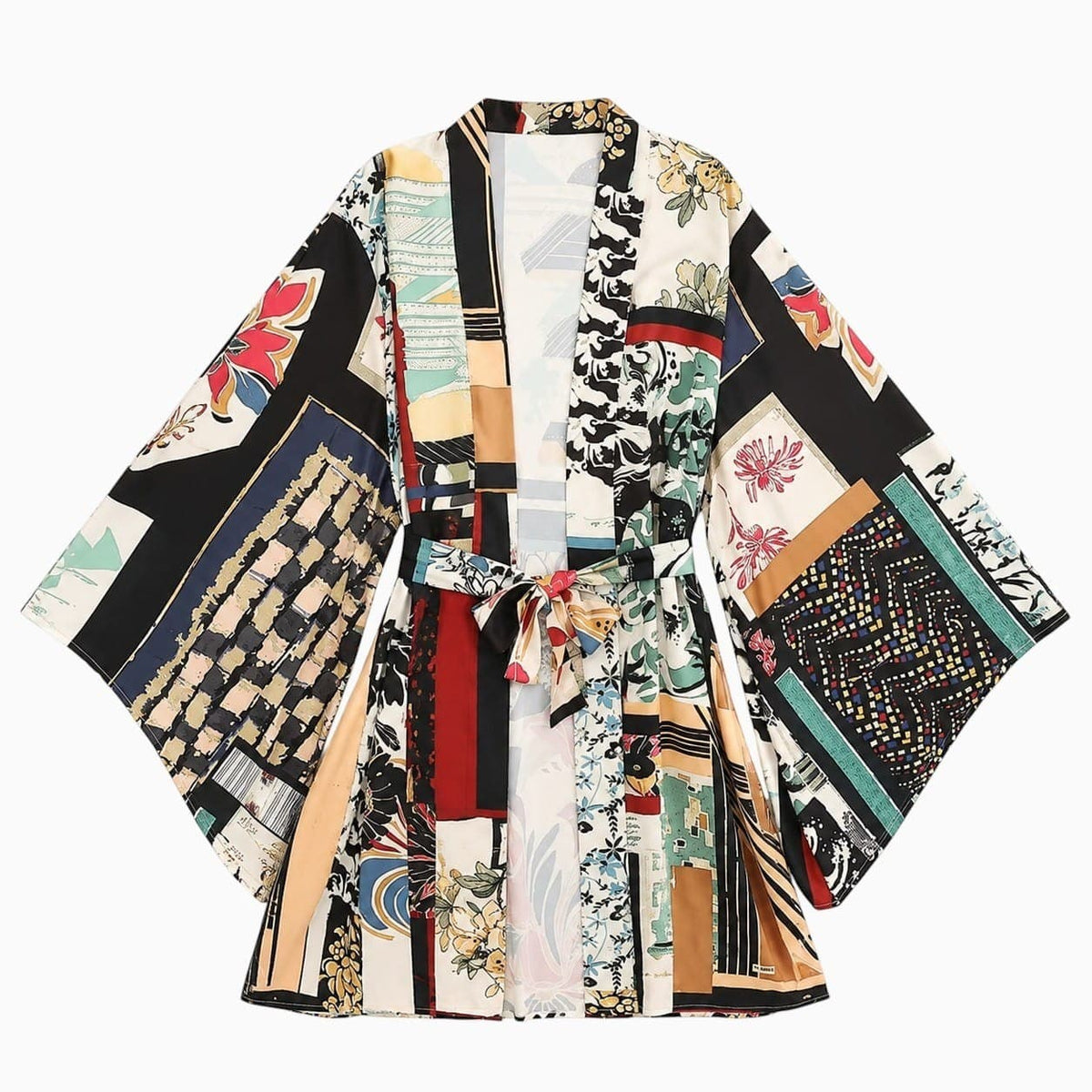 La Boutique Kimono Kimono Dessin Multicolore Imprimé