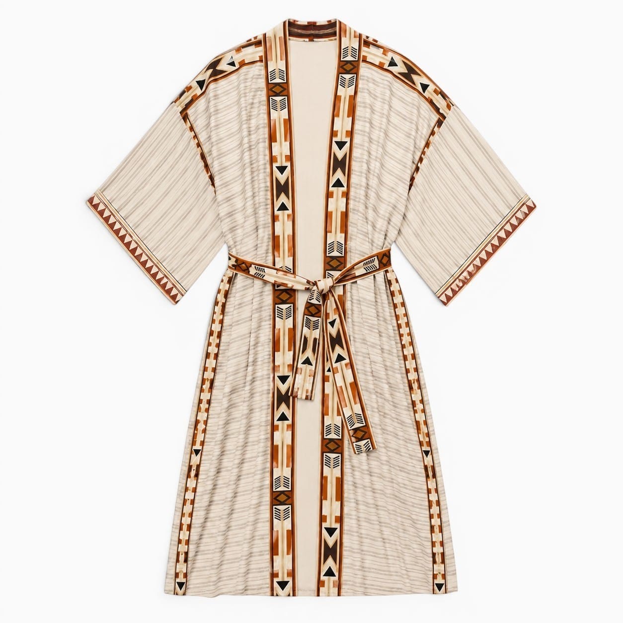 La Boutique Kimono Kimono Élasthanne Long Beige
