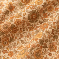 La Boutique Kimono Kimono Été Court Beige Floral