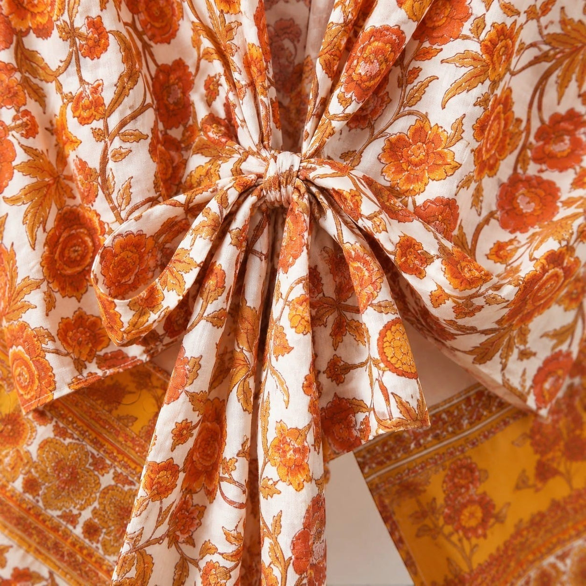 La Boutique Kimono Kimono Été Court Orange