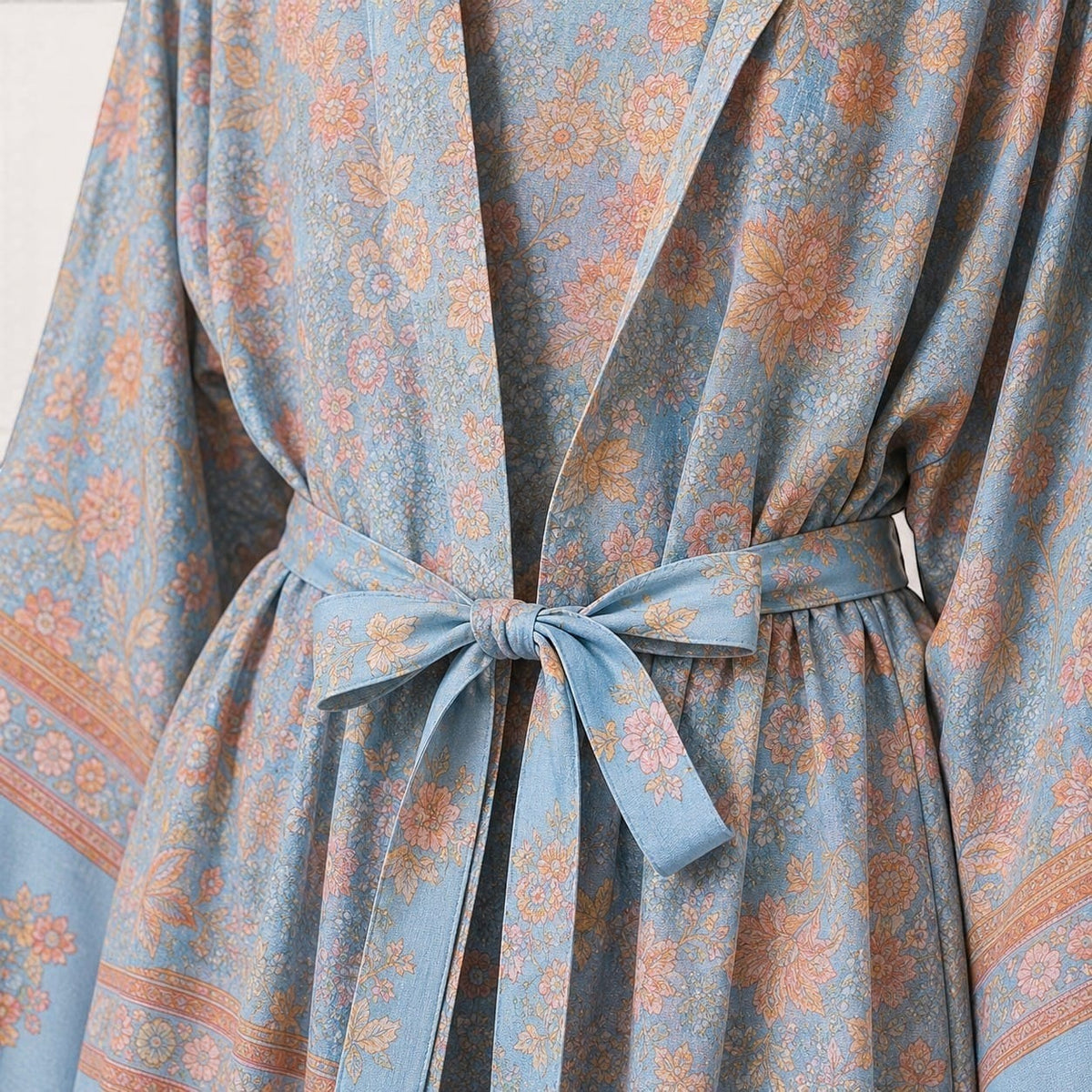 La Boutique Kimono Kimono Femme Bleu Floral