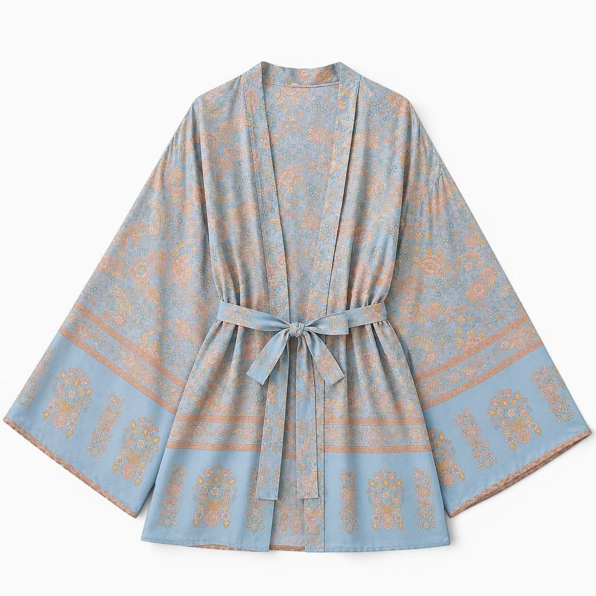 La Boutique Kimono Kimono Femme Bleu Floral