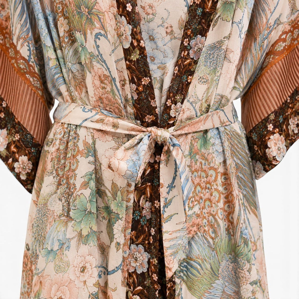 La Boutique Kimono Kimono Femme Habillé Long Marron
