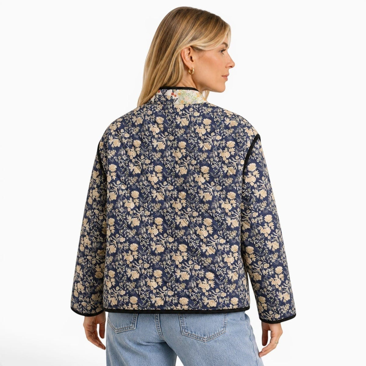 La Boutique Kimono Kimono Femme Matelassé Fleuri