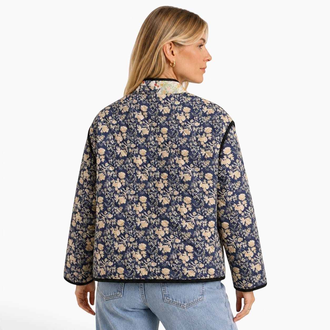 La Boutique Kimono Kimono Femme Matelassé Fleuri