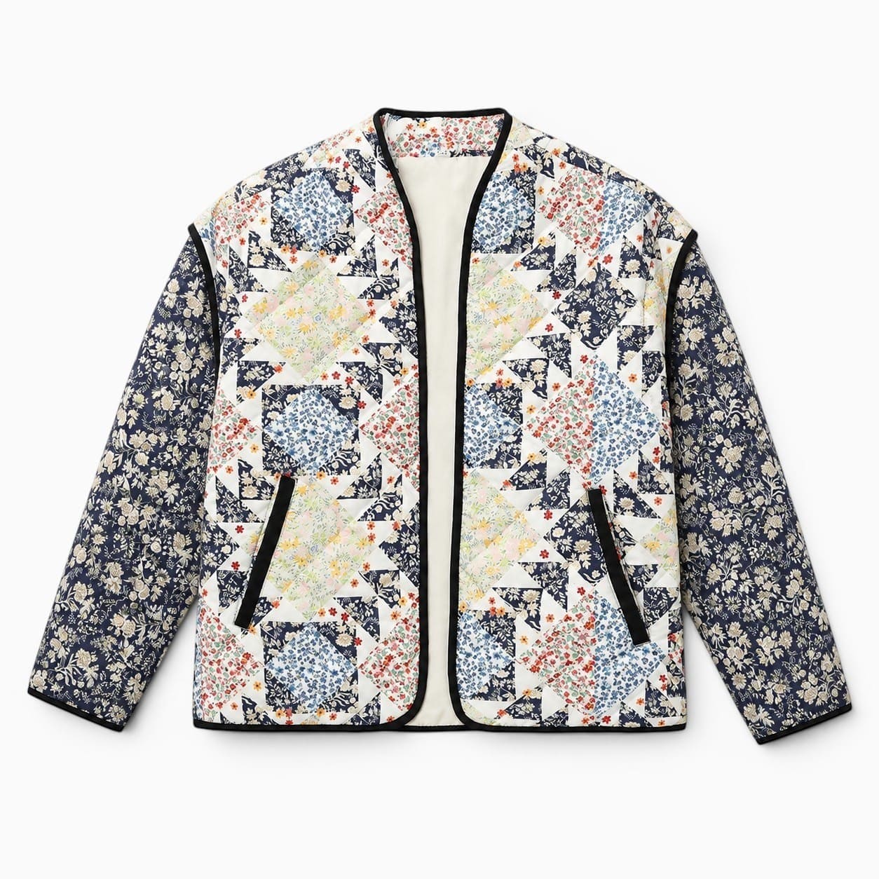 La Boutique Kimono Kimono Femme Matelassé Fleuri
