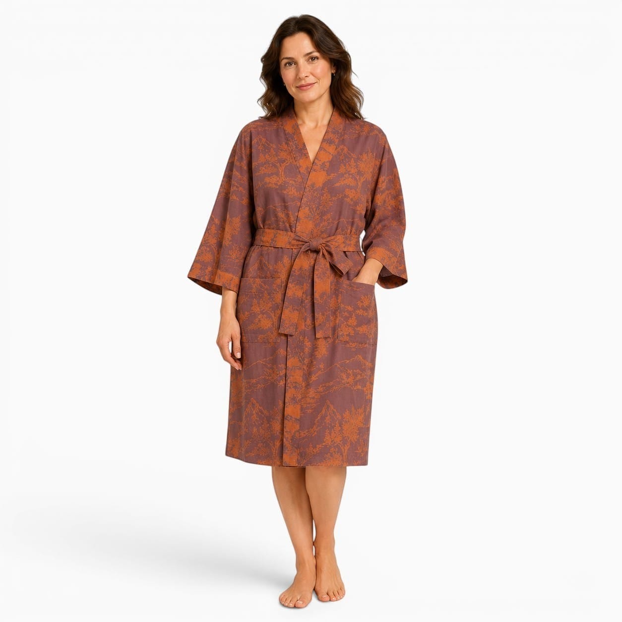 La Boutique Kimono Kimono Femme Traditionnel En Coton Style Japonais