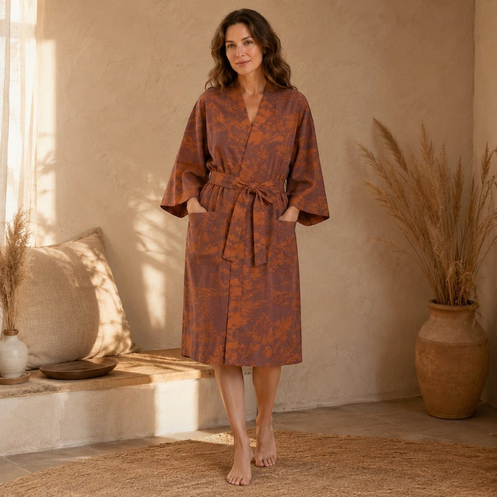 La Boutique Kimono Kimono Femme Traditionnel En Coton Style Japonais