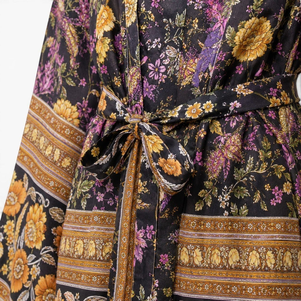 La Boutique Kimono Kimono Fleuri Bohème