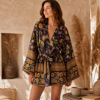 La Boutique Kimono Kimono Fleuri Bohème
