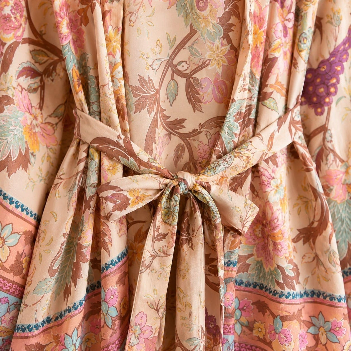 La Boutique Kimono Kimono Fleuri Rose