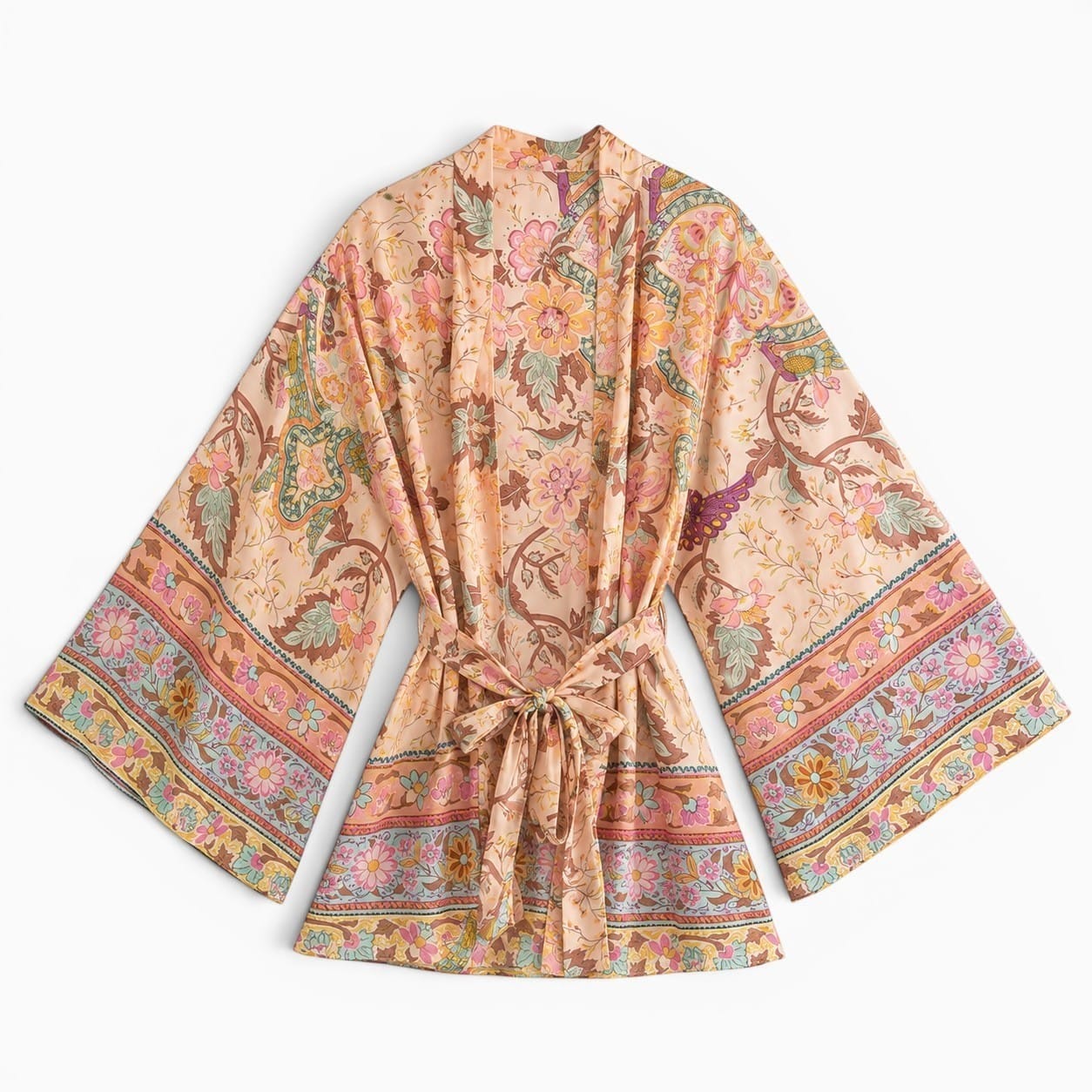 La Boutique Kimono Kimono Fleuri Rose