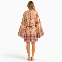 La Boutique Kimono Kimono Fleuri Rose