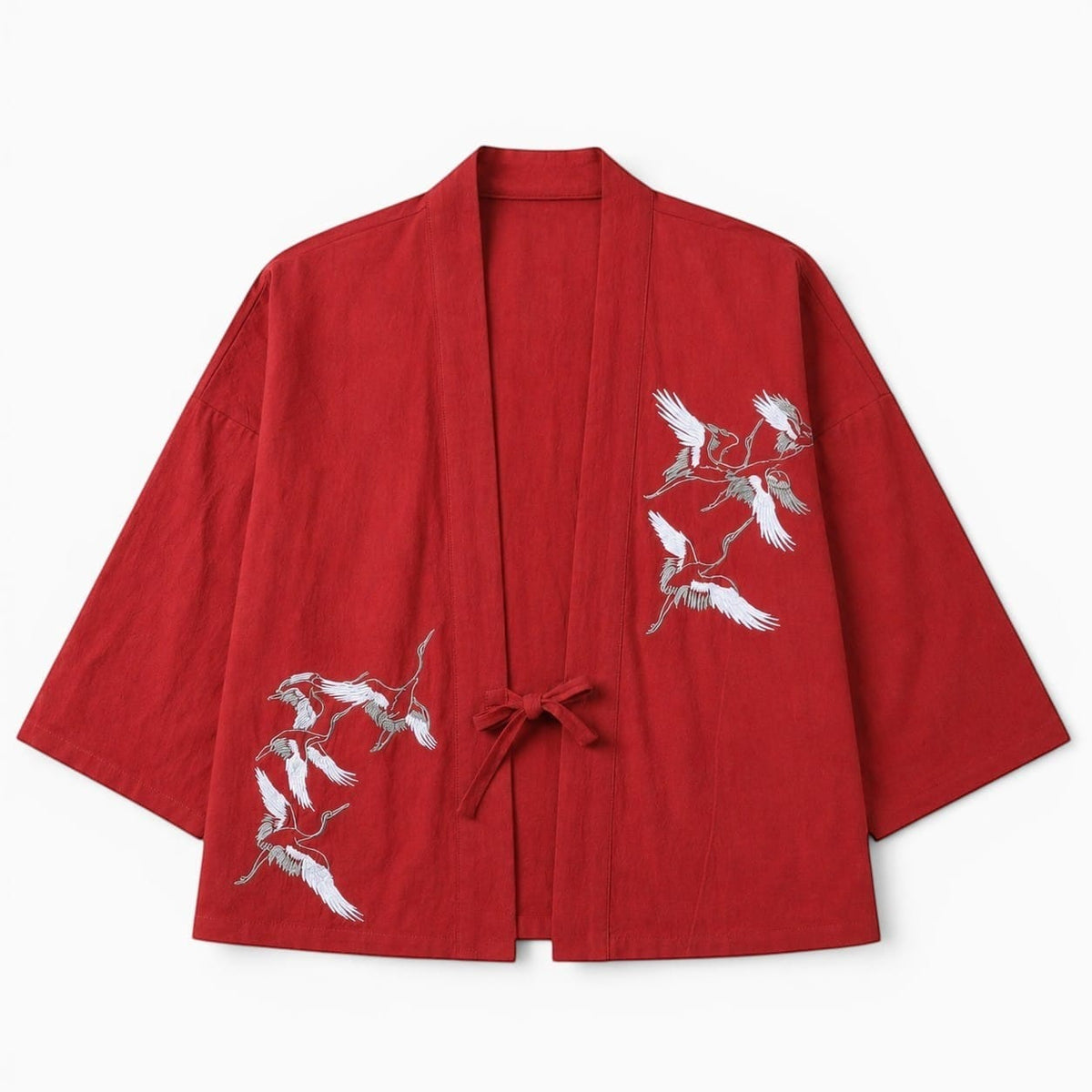La Boutique Kimono Kimono Homme Japonais Bordeaux Brodé
