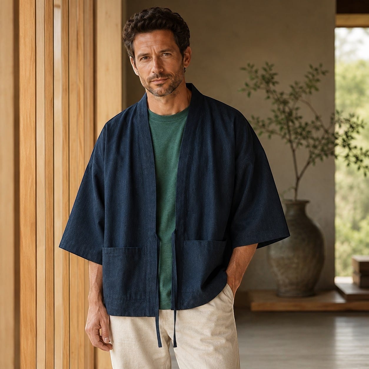 La Boutique Kimono Kimono Homme Japonais Coton