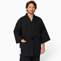 La Boutique Kimono Kimono Homme Noir Carpe Koï