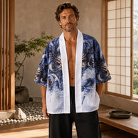 La Boutique Kimono Kimono Homme Traditionnel Motif Dragon Haori
