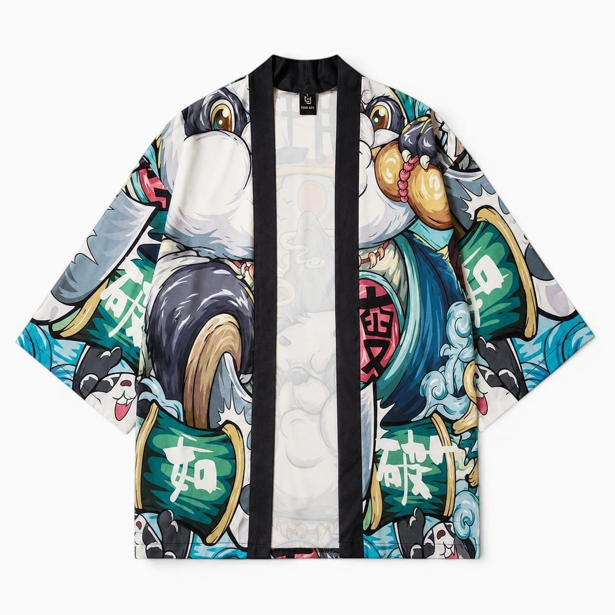La Boutique Kimono Kimono Imprimé Panda Style Haori Manga