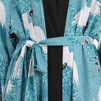La Boutique Kimono Kimono Japonais Femme Imprimé Grues
