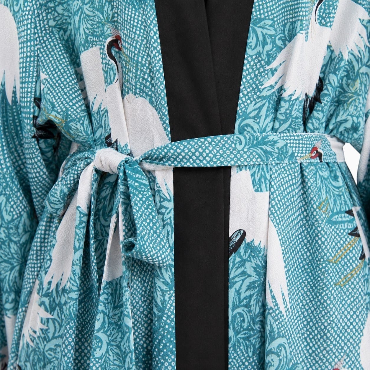 La Boutique Kimono Kimono Japonais Femme Imprimé Grues