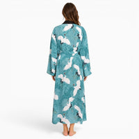 La Boutique Kimono Kimono Japonais Femme Imprimé Grues