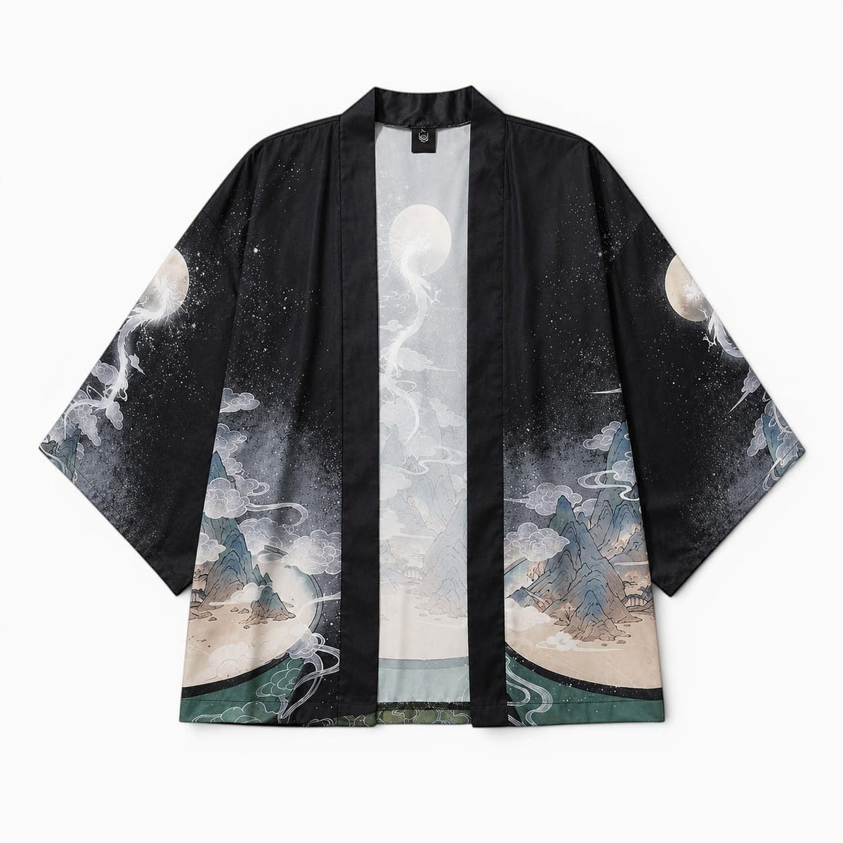 La Boutique Kimono Kimono Japonais Femme Noir Dragon