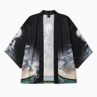 La Boutique Kimono Kimono Japonais Femme Noir Dragon