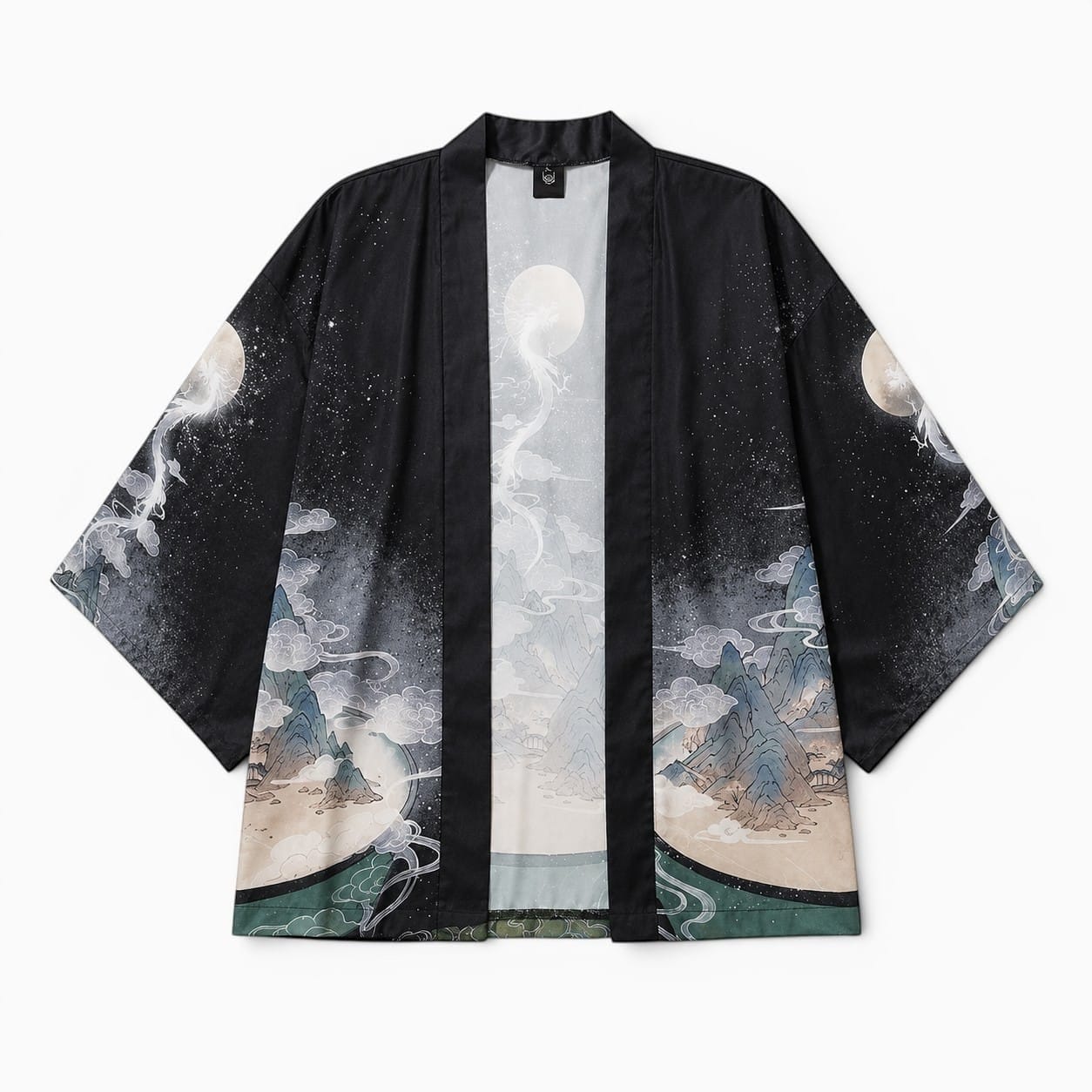 La Boutique Kimono Kimono Japonais Femme Noir Dragon